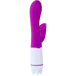 ARMONY - HAPPY VIBRADOR and ESTIMULADOR CON LENGUA RECARGABLE VIOLETA