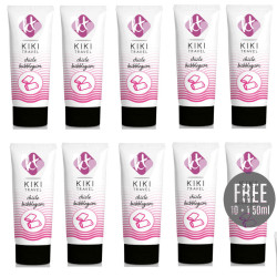 KIKÍ TRAVEL - LUBRICANTE SABOR A CHICLE 50ML 10 1 GRATIS