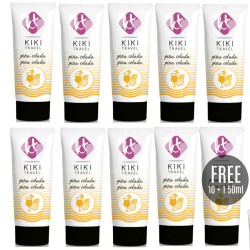 KIKÍ TRAVEL - LUBRICANTE SABOR A PIÑA COLADA 50 ML 10 1 GRATIS