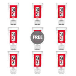AQUA TRAVEL - LOLLIPOP FLAVOUR WATERBASED LUBRICANT - 50 ML 81 FREE