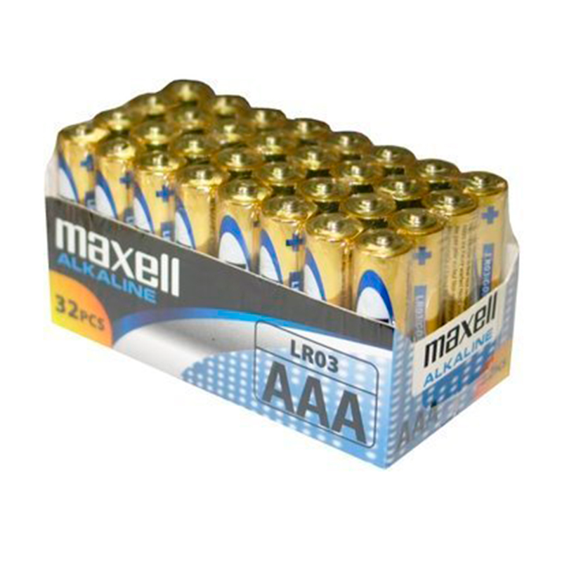 MAXELL - BATTERY AAA LR03 PACK32 UDS