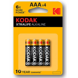 KODAK - XTRALIFE PILA ALCALINA AAA LR03 BLISTER4