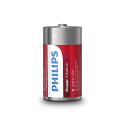 PHILIPS - POWER ALKALINE PILA C LR14 BLISTER2