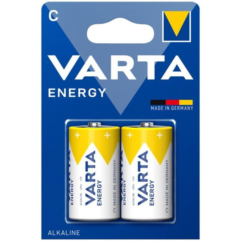 VARTA - ENERGY ALKALINE BATTERY C LR14 BLISTER2