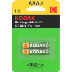 KODAK - RECHARGEABLE BATTERY HR03 AAA 650mAh BLISTER2