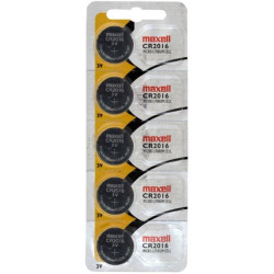MAXELL - CR2016 3V LITHIUM BUTTON CELL BLISTER5