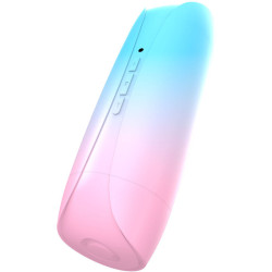 ARMONY - MASTURBADOR VIBRADOR DOBLE VAGINA and BOCA RAINBOW