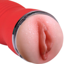 ARMONY - MASTURBADOR DOBLE VAGINA and BOCA ROJO