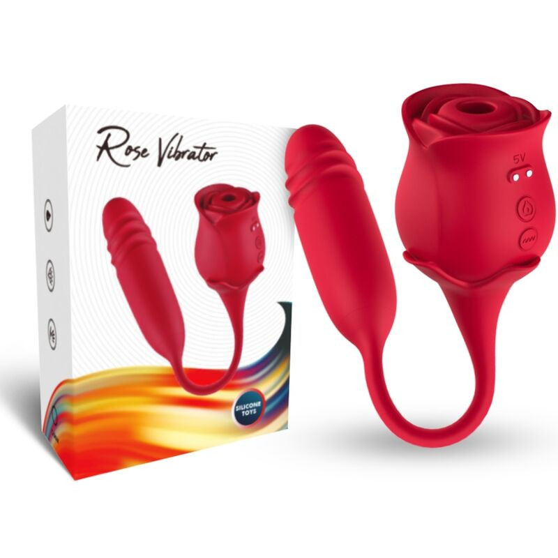 ARMONY - ROSEKNIGTH SUCCIONADOR CLÍTORIS and VIBRADOR ROJO