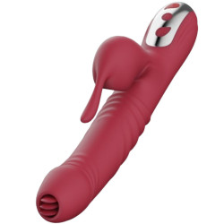 ARMONY - SUCK VIBRADOR and SUCCIONADOR CON LENGUA ESTIMULADORA BURDEOS