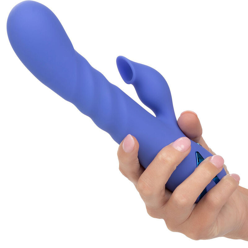 CALEXOTICS - L.A LOVE VIBRATOR and SUCTION BLUE BY CALIFORNIA DREAMING