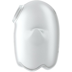 SATISFYER - GLOWING GHOST AIR PULSE and VIBRATOR WHITE