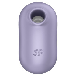SATISFYER - PRO TO GO 2 DOUBLE AIR PULSE STIMULATOR and VIBRATOR VIOLET