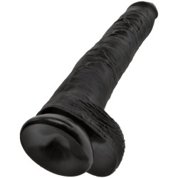 KING COCK - PENE REALÍSTICO CON TESTÍCULOS 30.5 CM NEGRO