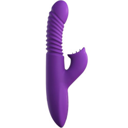 FANTASY FOR HER - CLITORIS STIMULATOR WITH HEAT OSCILLATION AND VIBRATION FUNCTION VIOLET