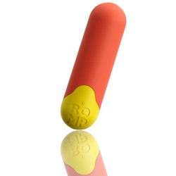 ROMP - RIOT BALA VIBRADORA MULTIFUNCIÓN NARANJA AMARILLA