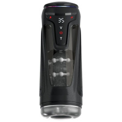 PDX ELITE - MASTURBADOR AUTOMÁTICO MOTO-BATOR PRO THRUSTING STROKER VIBRADOR Y CALOR 26.5 CM