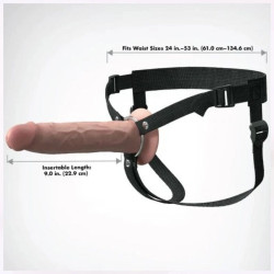 FANTASY X-TENSIONS - ELITE REALISTIC HOLLOW STRAP-ON 24.1 CM