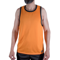 MACHO - CMV005 CAMISETA GYM NARANJA S-M