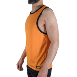 MACHO - CMV005 ORANGE GYM T-SHIRT S-M