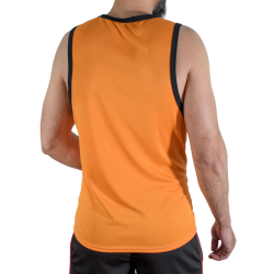 MACHO - CMV005 ORANGE GYM T-SHIRT S-M