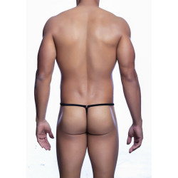 MOB - TANGA NEGRO CON FORMA DE LAGRIMA TALLA L-XL