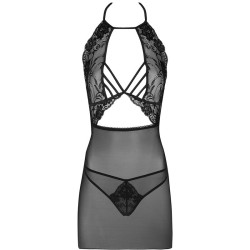 LIVCO CORSETTI FASHION - MALVIAMI LC 90625 SHIRT PANTY BLACK L-XL
