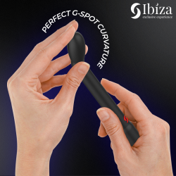 IBIZA - BLACK G-SPOT VIBRATOR WITH VIBRATION