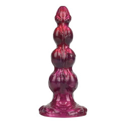 POWER MONSTERS - PRIMAL BEASTLORD DILDO FANTASÍA ROSA TRANSLÚCIDO 26 CM Ø 5 CM