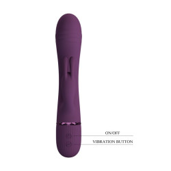 PRETTY LOVE - ROCCO RECHARGEABLE RABBIT VIBRATOR 10 FUNCTIONS PURPLE