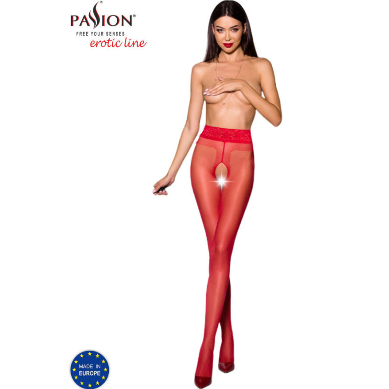 PASSION - TIOPEN 001 RED TIGHTS 1-2 20 DEN