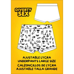 DIABLO PICANTE - CALZONCILLO PENES TALLA GRANDE