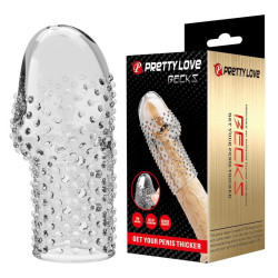 PRETTY LOVE - GEEKS FUNDA PARA PENE GET YOUR PENIS THICKER TRANSPARENTE