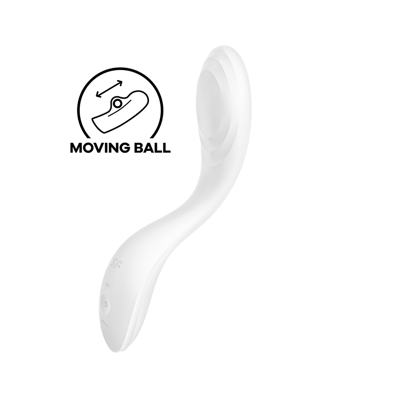 SATISFYER - RRROLLING PLEASURE GSPOT VIBRATOR WHITE