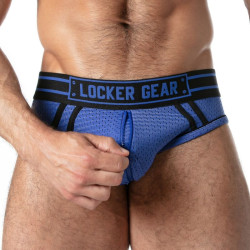 LOCKER GEAR - SPORT MESH JOCK BRIEF AZUL S
