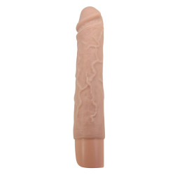 PRETTY LOVE - KESSLER REALISTIC VIBRATING DILDO WITH 10 VIBRATION MODES AND 10 THROWS, 22 CM NATURAL