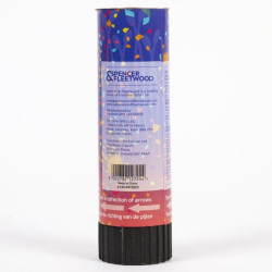 SPENCER and FLEETWOOD - SPERM SHAPED CONFETTI PARTY POPPER 15 CM 1 UNIT