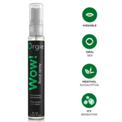 ORGIE - WOW SPRAY BUCAL BESABLE MENTOL Y EUCALIPTO 10 ML