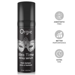 ORGIE - XTRA TIME SÉRUM DE SILICONA RETARDANTE SIN ANESTÉSICOS 15 ML