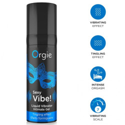 ORGIE - SEXY VIBE GEL ÍNTIMO EFECTO VIBRANTE 15 ML