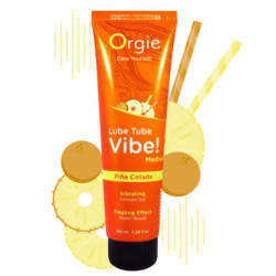 ORGIE - LUBE TUBE VIBE PIÑA COLADA GEL ÍNTIMO BESABLE EFECTO HORMIGUEO MEDIO 100 ML
