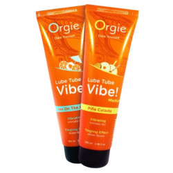 ORGIE - LUBE TUBE VIBE PIÑA COLADA GEL ÍNTIMO BESABLE EFECTO HORMIGUEO MEDIO 100 ML