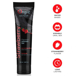 ORGIE - LUBRICANETE GEL ÍNTIMO BESABLE BASE AGUA FRESA 100 ML