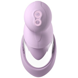 FANTASY FOR HER - VELOURA TOUCH PLEASURE PUMP INTIMATE PUMP WITH SUCTION AND VIBRATION PURPLE