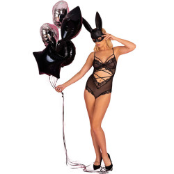 LIVCO CORSETTI FASHION - KYLSSIAM LC 90613 BODY NEGRO L-XL