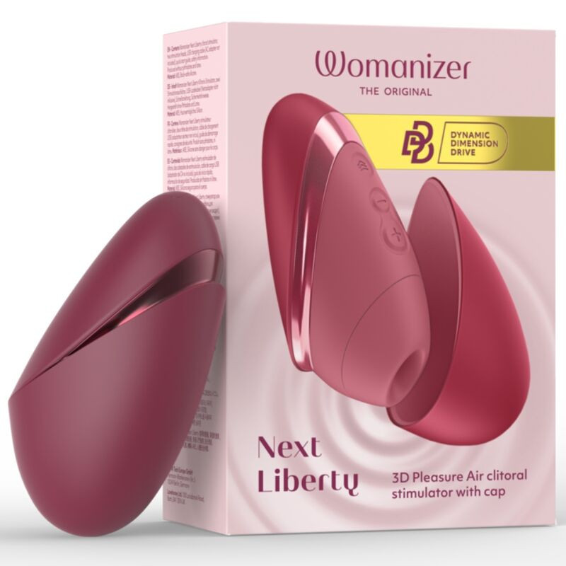 WOMANIZER - NEXT SUCTION CLITORAL STIMULATOR 14 INTENSITY LEVELS BORDEAUX