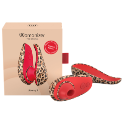 WOMANIZER - LIBERTY 2 SUCTION CLITORAL STIMULATOR 8 INTENSITY LEVELS LEOPARD PRINT