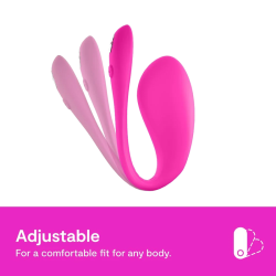 WE-VIBE - JIVE 2 WEARABLE EGG VIBRATOR ELECTRIC PINK
