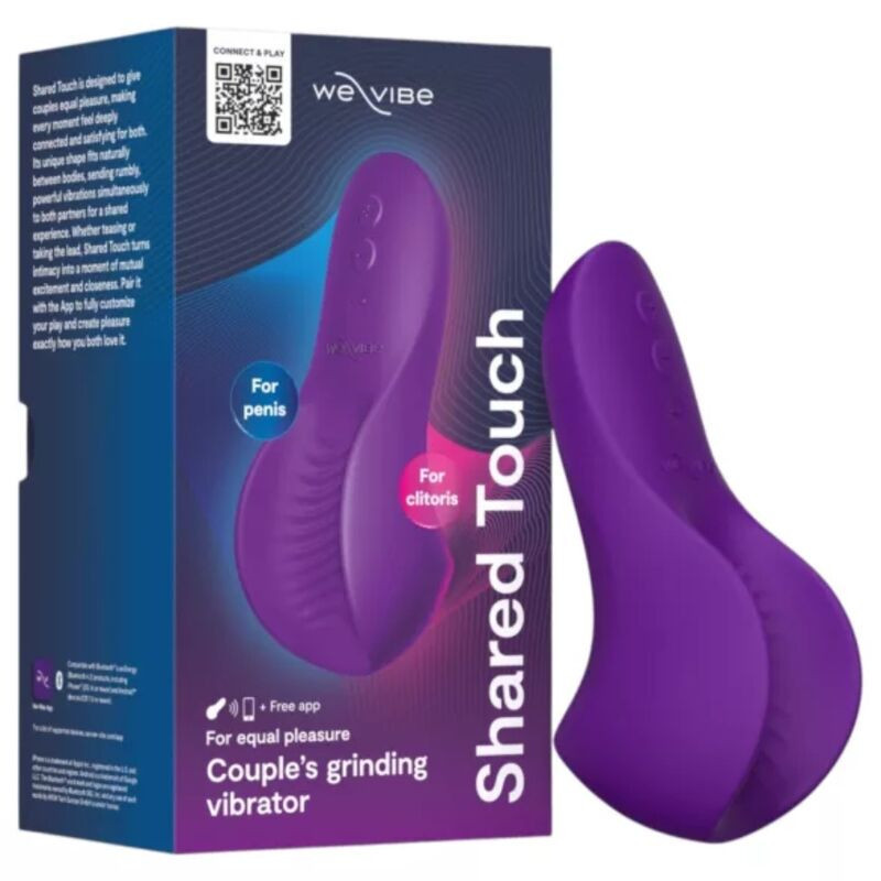 WE-VIBE - SHARED TOUCH VIBRADOR PARA PAREJAS DE DOBLE CARA PÚRPURA