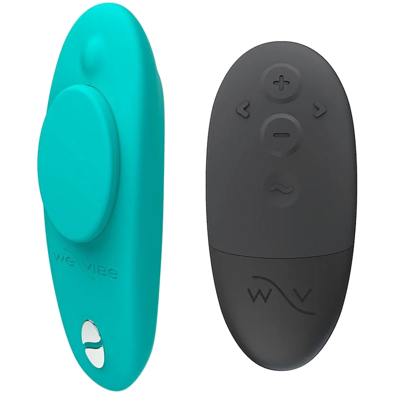 WE-VIBE - MOXIE MAGNETIC-CLIP PANTY VIBRATOR AQUA
